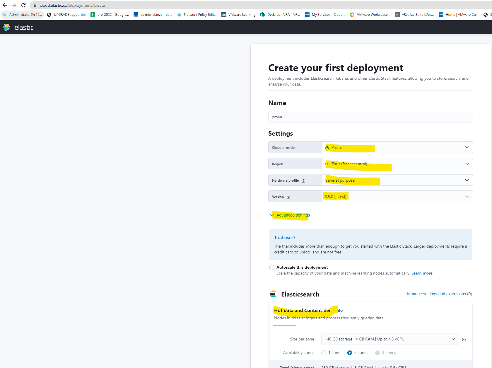 ElasticCloud: choose where and how for your deployment